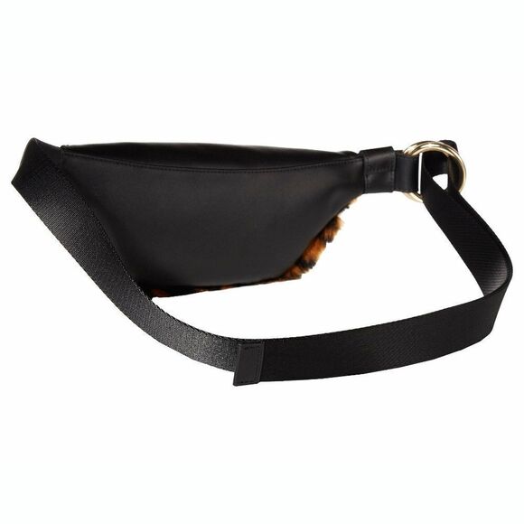 New! MICHAEL KORS MK Logo Faux Fur Women's Belt Bag Fanny Pack Waist Belt Bag - Picture 4 of 7